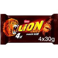 Lion Milk Chocolate Snacksize Bar 4 Pack Multipack 120g