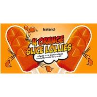 Iceland 4 Orange Slice Lollies 240g (4 x 60g)
