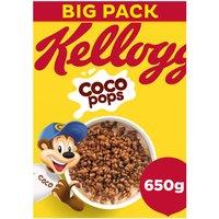 Kellogg's Coco Pops Chocolate Breakfast Cereal 650g