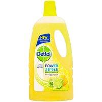 Dettol Clean & Fresh Multipurpose Sparkling Lemon & Lime Burst 1L