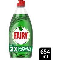 Fairy Original Washing Up Liquid Green with LiftAction 654ML