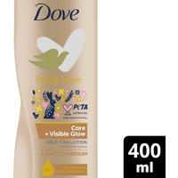 Dove Visible Glow Self-Tan Lotion Fair to Medium 400 ml