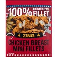 Iceland Chicken Breast Mini Fillets Zing 500g