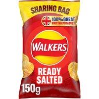 Walkers Ready Salted Sharing Crisps 150g