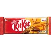 Kit Kat 4 Finger Caramel Milk Chocolate Biscuit Bar Multipack 4 Pack 41.5g