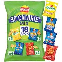 Walkers 99 Calorie Multipack Crisps 18 Pack