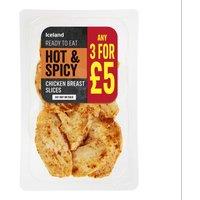 Iceland Hot & Spicy Chicken Breast Slices 160g