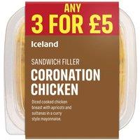 Iceland Coronation Chicken Sandwich Filler 250g