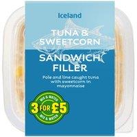 Iceland Tuna & Sweetcorn Sandwich Filler 250g