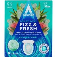Astonish Toilet Bowl Fizz & Fresh Eucalyptus Fresh Tablets 8 x 25g (200g)