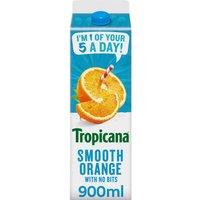 Tropicana Smooth Orange Fruit Juice 900ml