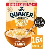 Quaker Oat So Simple Golden Syrup Porridge Sachets 16x36g