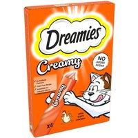 Dreamies Creamy Snack Cat & Kitten Treat with Chicken 4 x 10g