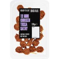 10 Mini Chicken Tikka Satay Skewers 100g