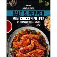 Iceland Salt & Pepper Mini Fillets with Sweet Chilli Sauce 400g