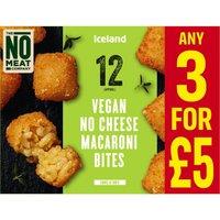 Iceland 12 (approx.) Vegan No Cheese Macaroni Bites 200g