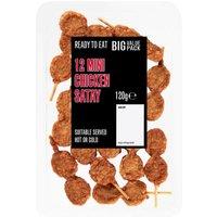 10 Mini Chicken Satay Skewers 100g