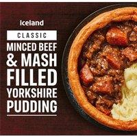 Iceland Minced Beef & Mash Filled Yorkshire Pudding 350g