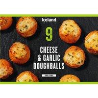 Iceland 9 (approx.) Cheese & Garlic doughballs 235g