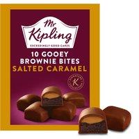 Mr Kipling 10 Gooey Brownie Bites Salted Caramel