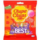 Chupa Chups The Best of 10 Assorted Flavour Lollipops 120g