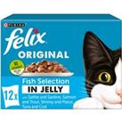 FELIX Original Fish Selection in Jelly Wet Cat Food 12x100g