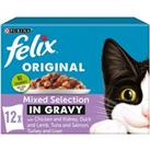 FELIX Original Mixed Selection in Gravy Wet Cat Food 12x85g