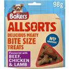 BAKERS Allsorts Chicken, Beef and Lamb Dog Treats 98g
