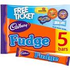 Cadbury Fudge Bar 5 Pack 110g