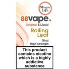 88vape E-Liquid 16mg Rolling Leaf 10ml