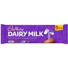 Cadbury Dairy Milk Chocolate Bar 9 Pack Multipack 244.8g