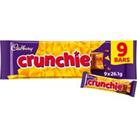 Cadbury Crunchie Chocolate Bar 9 Pack Multipack 234.9g