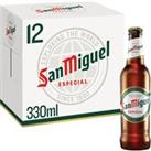 San Miguel Premium Lager Beer 12 x 330ml Bottles