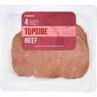 Iceland 4 Slices (approx.) Topside Beef 100g