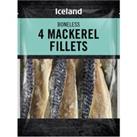 Iceland 4 Mackerel Fillets 350g