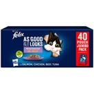 FELIX As Good As it Looks Mixed Selection in Jelly Wet Cat Food 40x100g