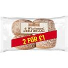 The Daily Bakery 4 Wholemeal Rolls
