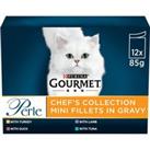 GOURMET Perle Chef's Collection in Gravy Wet Cat Food 12x85g