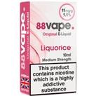 88Vape Original E-Liquid 11mg Liquorice 10ml