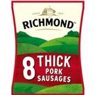 Richmond 8 Thick Pork Sausages 410g