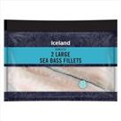 Iceland 2 Large Sea Bass Fillets 250g