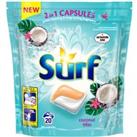 Surf Washing Capsules Coconut Bliss 3 in 1 Capsules 18 washes