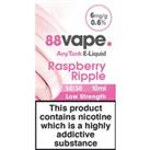 88Vape AnyTank E-Liquid 6mg Raspberry Ripple 10ml