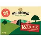 Richmond 16 Thick Pork Sausages 2 x 410g