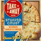 Iceland Takeaway Stuffed Crust Ultimate Garlic & Cheese Pizza 410g