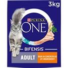 Purina ONE Adult Cat Rich in Chicken Dry Food 3kg
