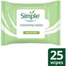 Simple Kind to Skin Facial Wipes Cleansing 25 wipes