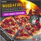 Iceland Spicy Double Pepperoni Stonebaked Pizza 379g
