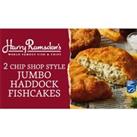 Harry Ramsden's 2 Chip Shop Style Jumbo Haddock Fishcakes 300g
