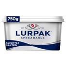 Lurpak Slightly Salted Spreadable 750g